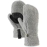 Burton Women's Stovepipe Fleece Mittens, Gray Heather, X-Large