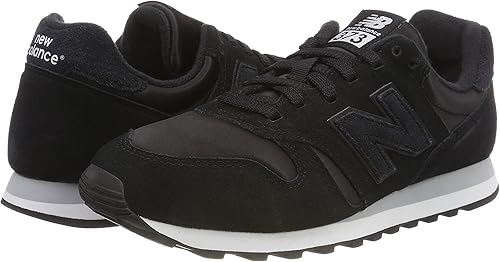 new balance 373 black with silver mink