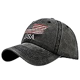 USA Flag Hat - American Flag- Embroidered - Put
