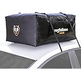 Rightline Gear Sport Jr Waterproof Rooftop Cargo Carrier for Top of Vehicle, Attaches With or Without Roof Rack, 10 Cubic Fee
