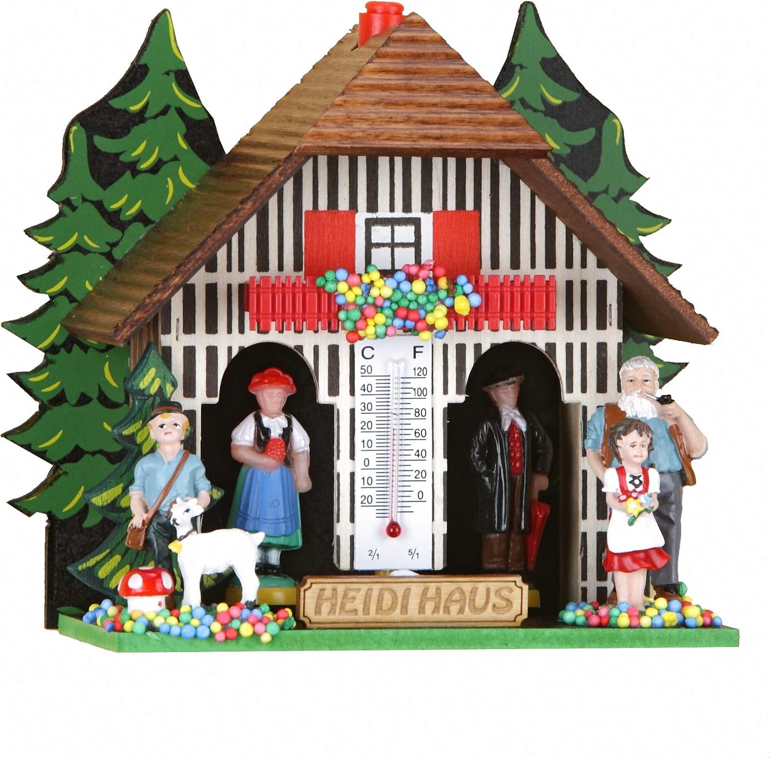 Trenkle Quartz Cuckoo Clock Heidi with Music TU 4248 QM
