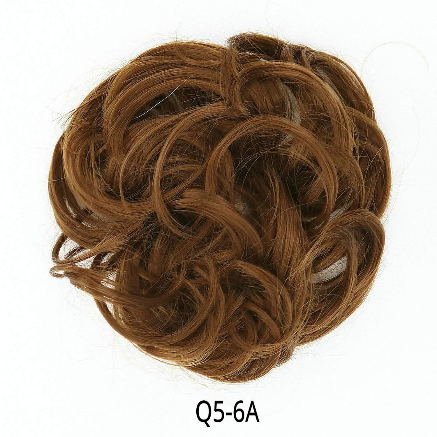 Amazon Com Chignon Hair Bun Hairpiece Curly Hair Scrunchie S