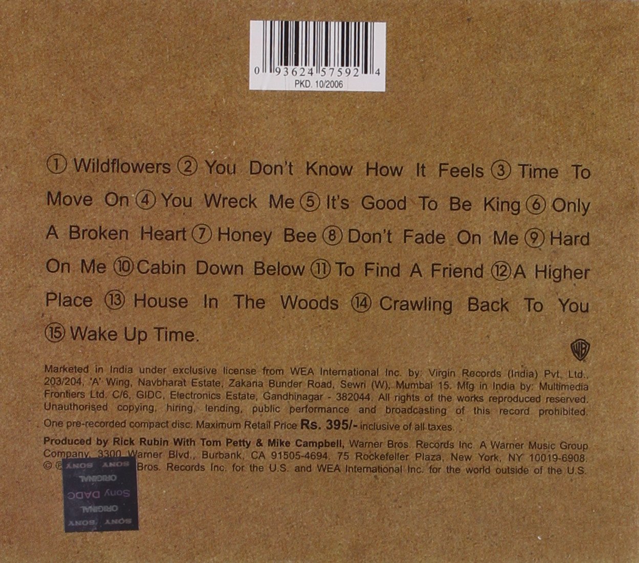 Tom Petty Wildflowers Amazon Com Music