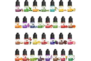 Food Flavoring Oil, Lip Gloss Flavor Oil - 30 Pack Concentrated Food Flavor Oil Extracts for Baking, Cooking, Candy, Beverage