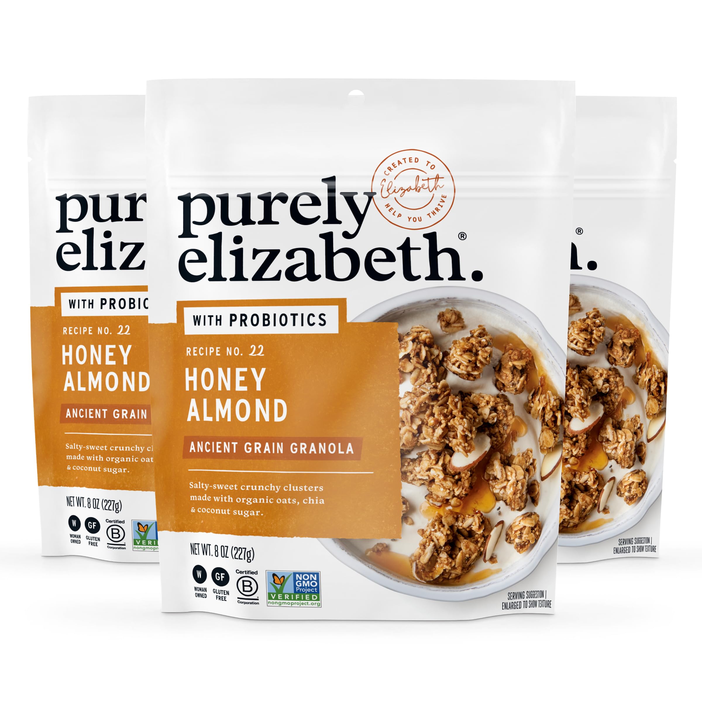Purely Elizabeth, Honey Almond, Ancient Grain