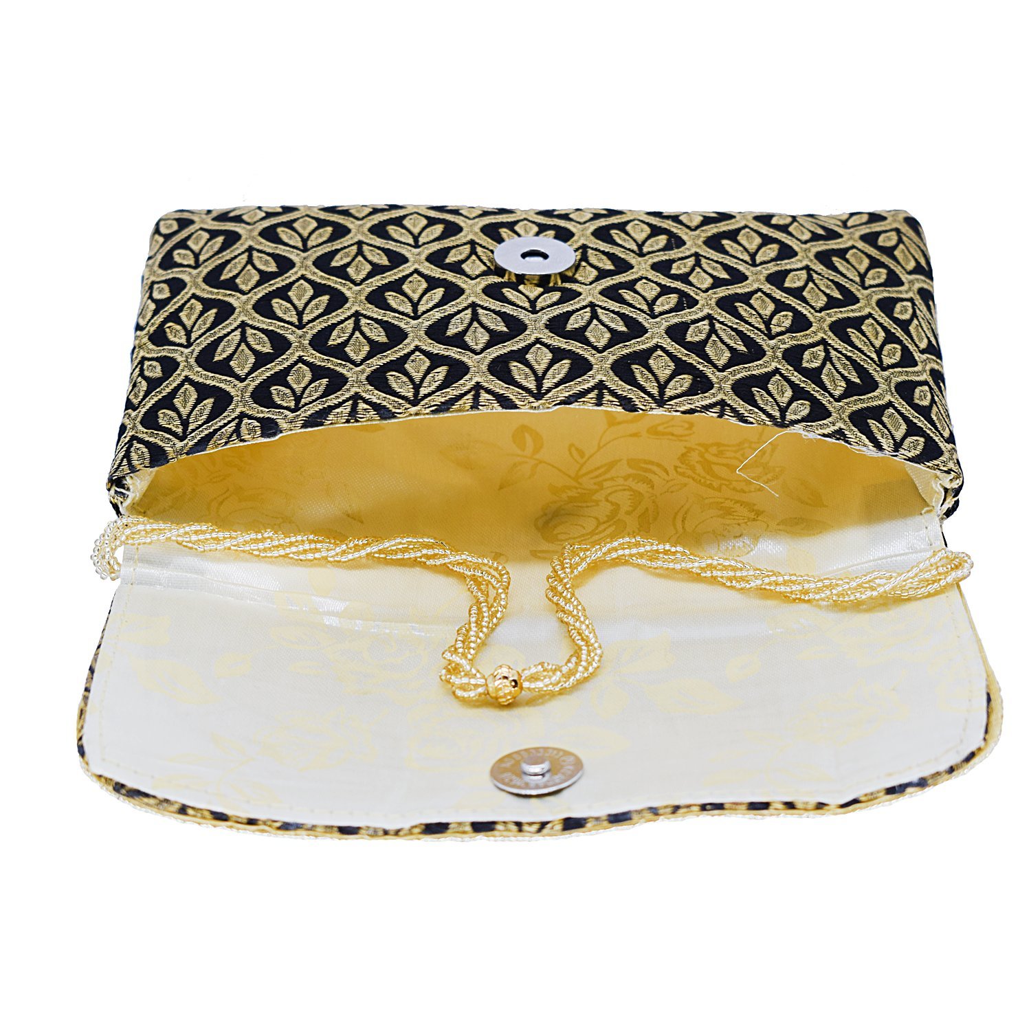 bagaholics ethnic beads and pearls silk clutches ladies purse gift for women