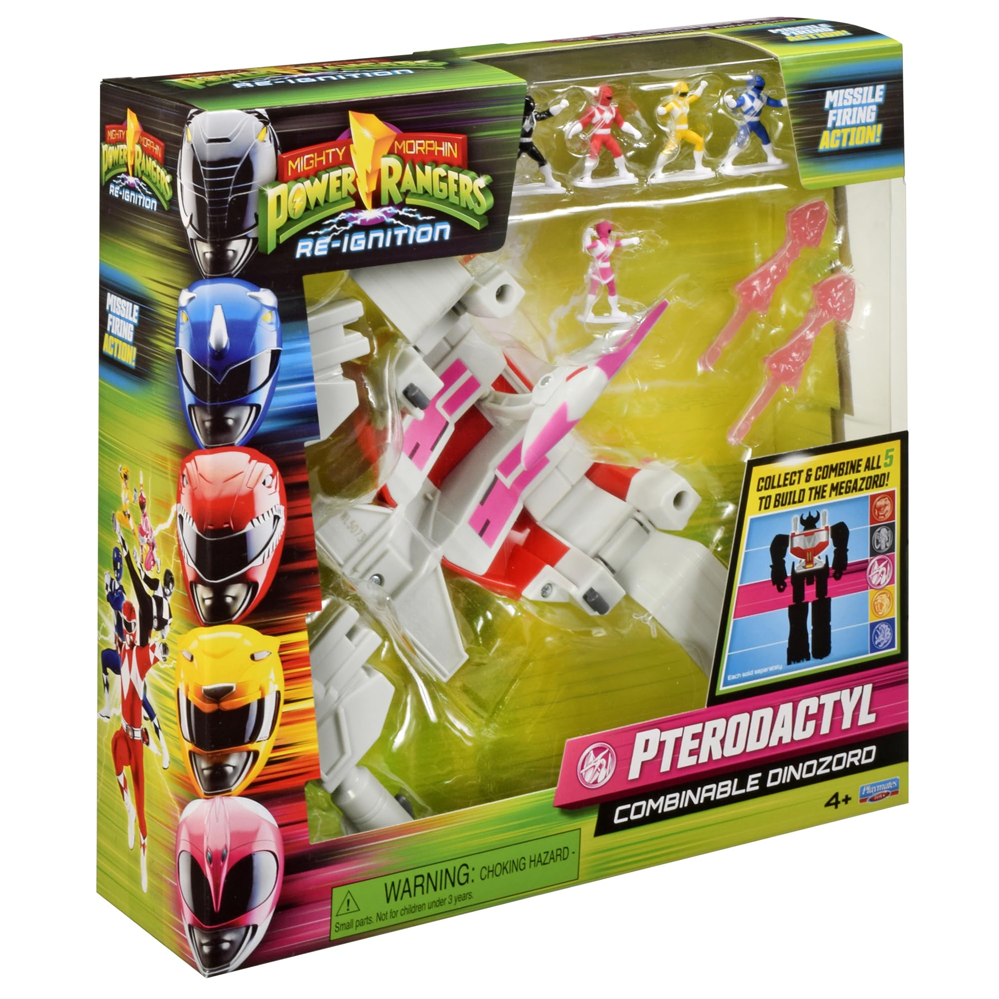POWER RANGERS Mighty Morphin Pterodactyl Combinable Dinozord by Playmates Toys