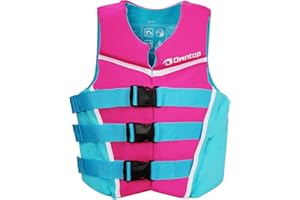 Owntop Swim Vest Youth | Lightweight & Breathable | Adjustable Safety Straps & Buckles | Easy-to-spot Colors | Swimming Training, Kayak, Boating | Fit for 50-125 lbs