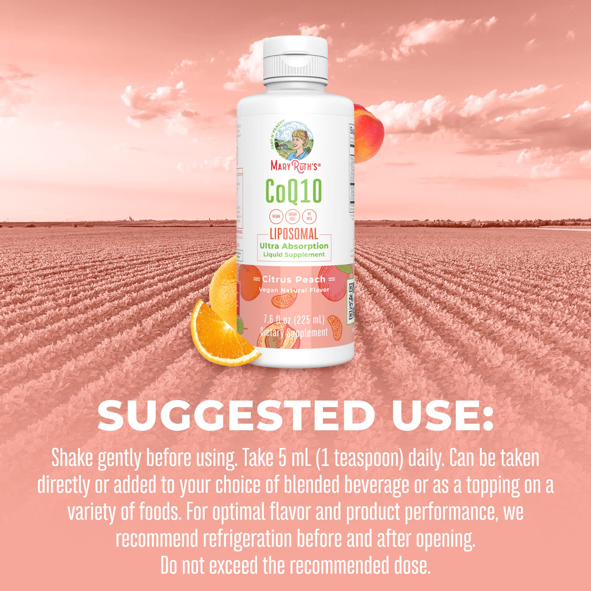 MaryRuth's Strawberry Liquid Multivitamin for Adults & Kids and Coenzyme Q10, CoQ10 Liquid Supplement, Antioxidant, 2-Pack Bundle for Immune Support, Energy Production, Heart Health, Sugar-Free, Vegan
