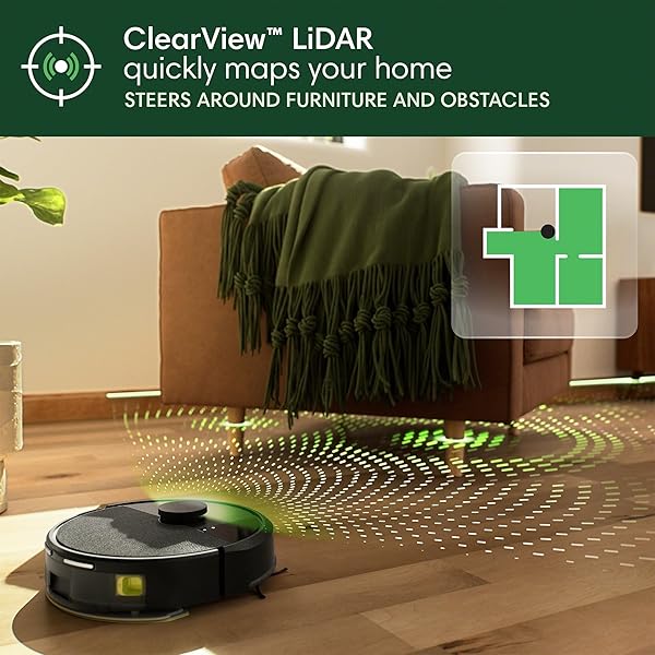 IROBOT ROOMBA 105X COMBO ROBOT VACUUM & MOP WITH AUTOEMPTY DOCK, SELF‑EMPTYING FOR UP TO 75 DAYS, 70× POWER‑LIFTING SUCTION, SMART LIDAR MAPPING, APP & VOICE CONTROL, IDEAL FOR HOMES WITH PETS & KIDS