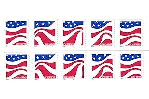 USPS Red White and Blue Forever Stamps - 100 Stamps