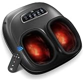 CILI 2026 Upgraded 4-in-1 Heated Foot Massager with Shiatsu, Compression &amp; Vibration, Gifts for Women Men,Feet Massager Machine with Remote Control, Deep Kneading, Fits Big Feet 14 Men