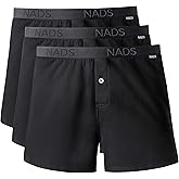 NADS Organic Cotton Boxers – Hormone-Friendly, Non-Toxic Men’s Underwear for Comfort, Support & Safer Nuts – Multi-Pack