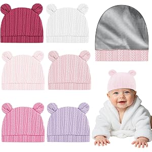 Innovoscape Satin Lined Baby Newborn Hats