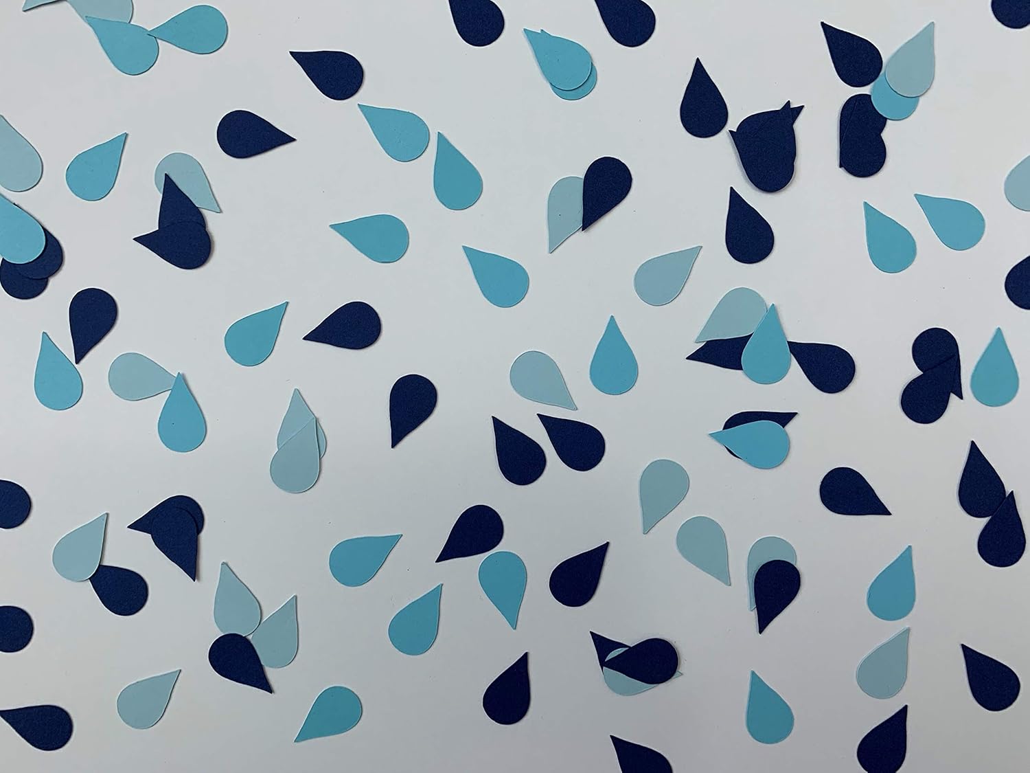 Rain Drop Decorations Baby Sprinkle Party Shades Of Blue Rain Drop
