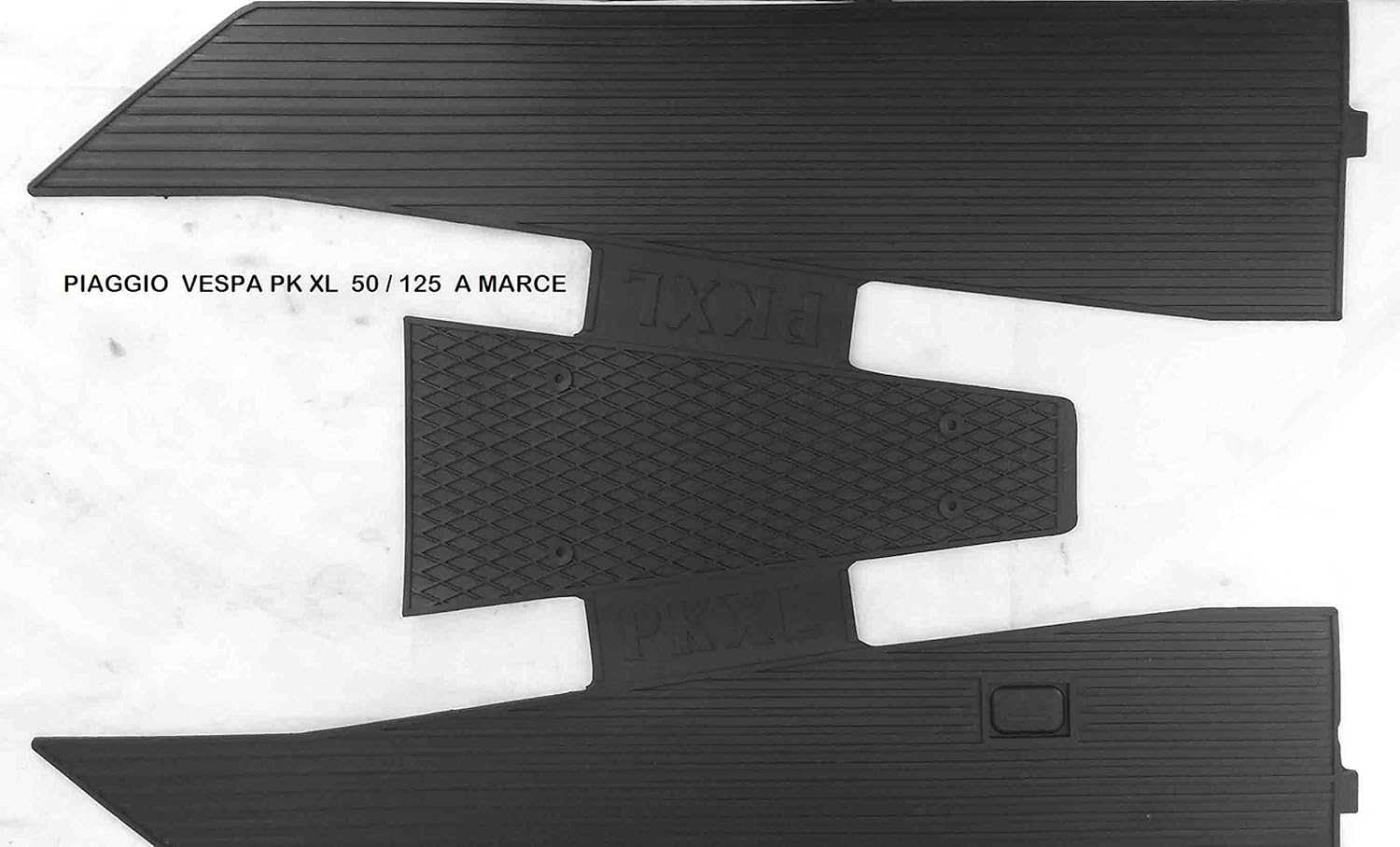 Rms Teppich Gummi Schwarz Vespa Pk Xl 50 125 Rubber Mat Black Vespa