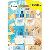 Febreze Plug In Air Freshener, Odor-Fighting Scented Oil Refill, Air Fresheners for Home and Bathroom and Kitchen, Long Lasti
