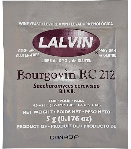 Amazon.com: Lalvin Bourgovin RC 212 Saccharomyces Cerevisiae 5 G