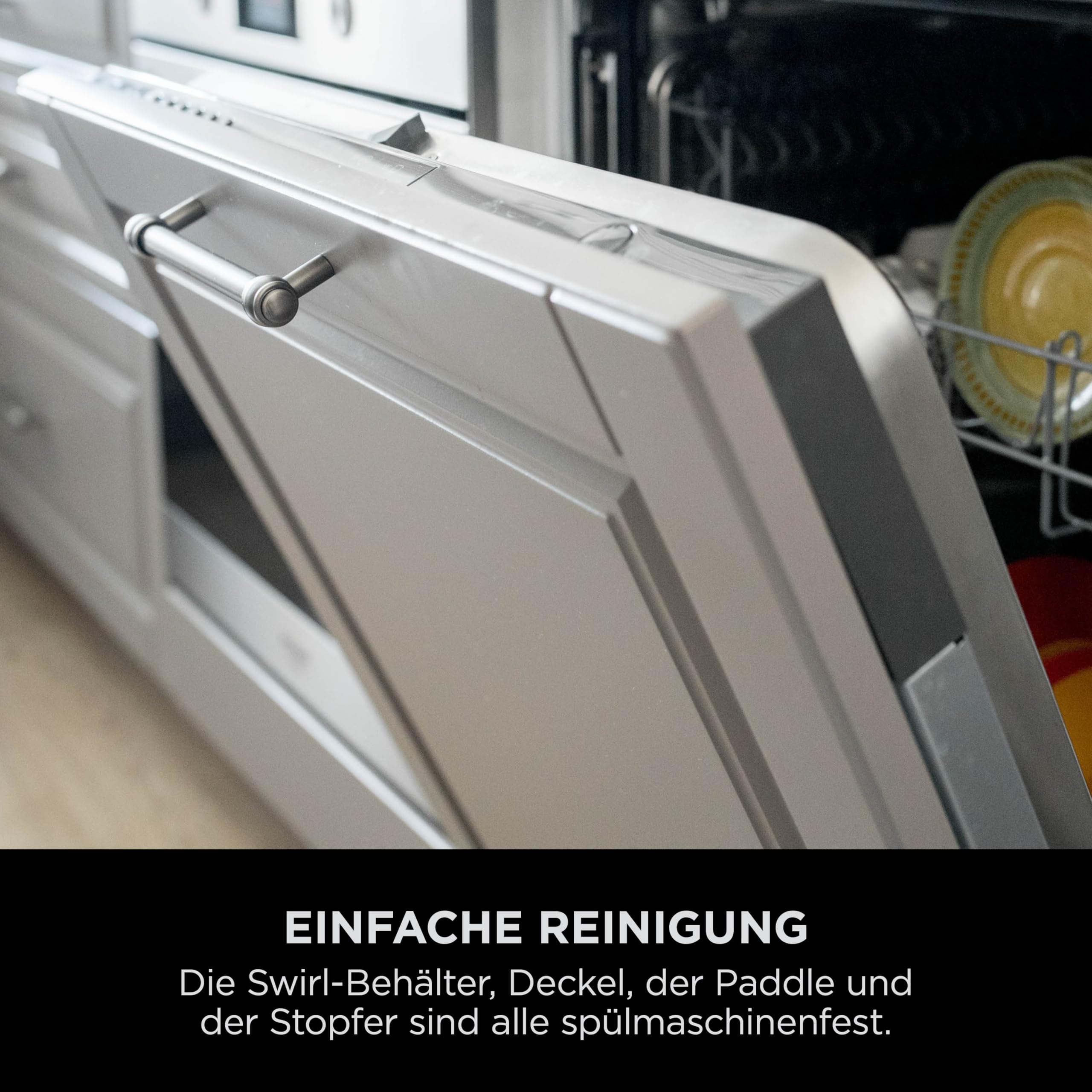 Ninja CREAMi Scoop & Swirl Eismaschine mit 2 Behältern, 13 Funktionen, für Eiscreme, Softeis, Gelato, Sorbet, Milchshakes und mehr, mit Mix-In-Funktion, Platinsilber, NC701EU 8