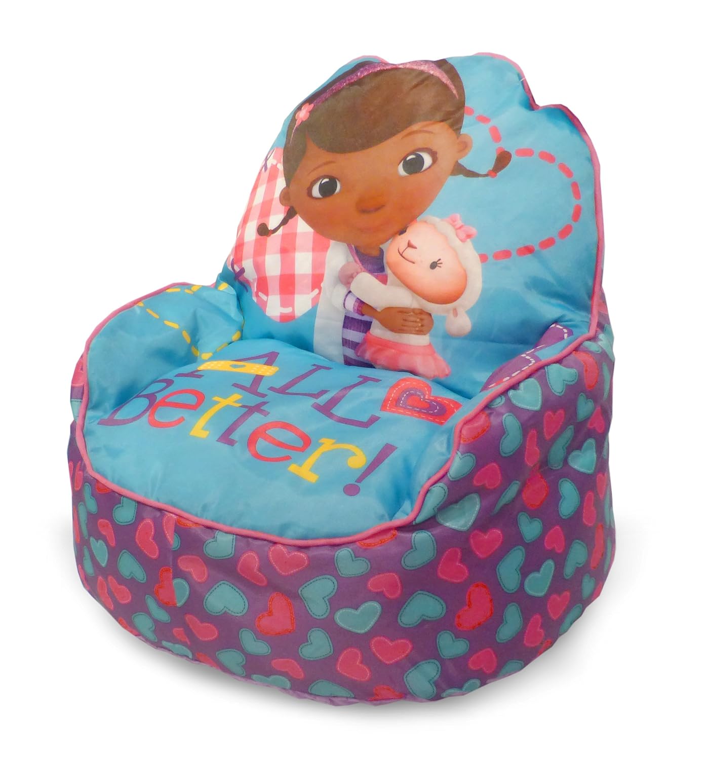 Amazoncom Disney Doc McStuffins Toddler Bean Bag Sofa Chair
