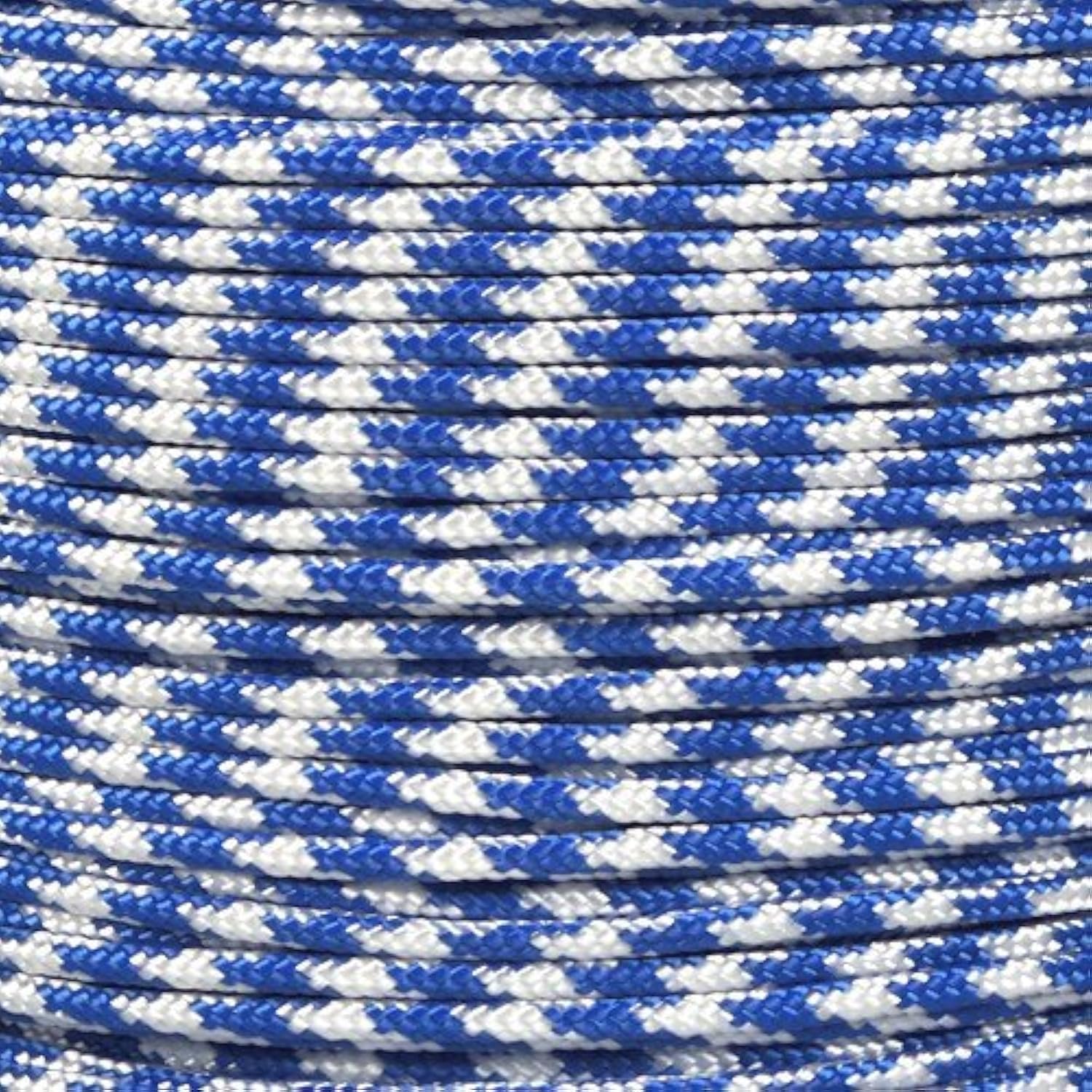 PARACORD PLANET 10, 25, 50, and 100 Foot Hanks of 425 Paracord (3mm) - Made of 100% Nylon for Tactical, Crafting, Survival, General Use, and Much More (Royal Mountain, 100 Feet)