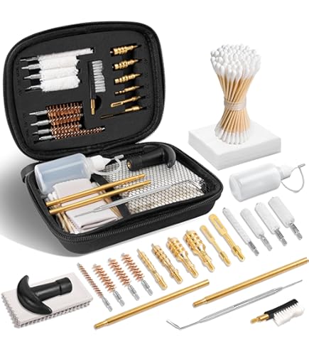 Kit Pulizia Pistola Smith & Wesson - Set Compatto Per Calibri .22 A .45, Perfetto Per Borse E Custodie - Foto 6