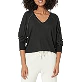 PJ Salvage Womens Loungewear Textured Essentials Long Sleeve Top