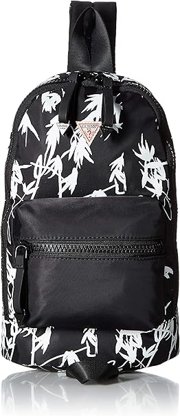 guess backpack black and white