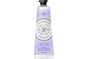 La Chatelaine 20% Shea Butter Hand Cream Travel Size, Organic Argan Oil, Moisturizing, Nourishing, Repairing, Extra-Rich Hand Lotion, Made in France, Paraben Free, 1 oz / 30ml (Lavender)