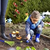 Delex Pull Along Kids Wagon Wheelbarrow Gardening Beach Play Set 10 Accessories view 6
