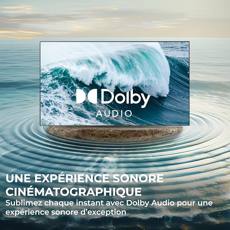 55" QLED 4K Smart Google TV with Dolby Audio, HDR10 - H55S81FUX