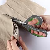 LIVINGO Fabric Scissors Heavy Duty Shears with Non-Stick Titanium Coating view 6