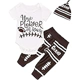 Newborn Baby Boy Clothes Coming Home Outfit New Player in Town Romper