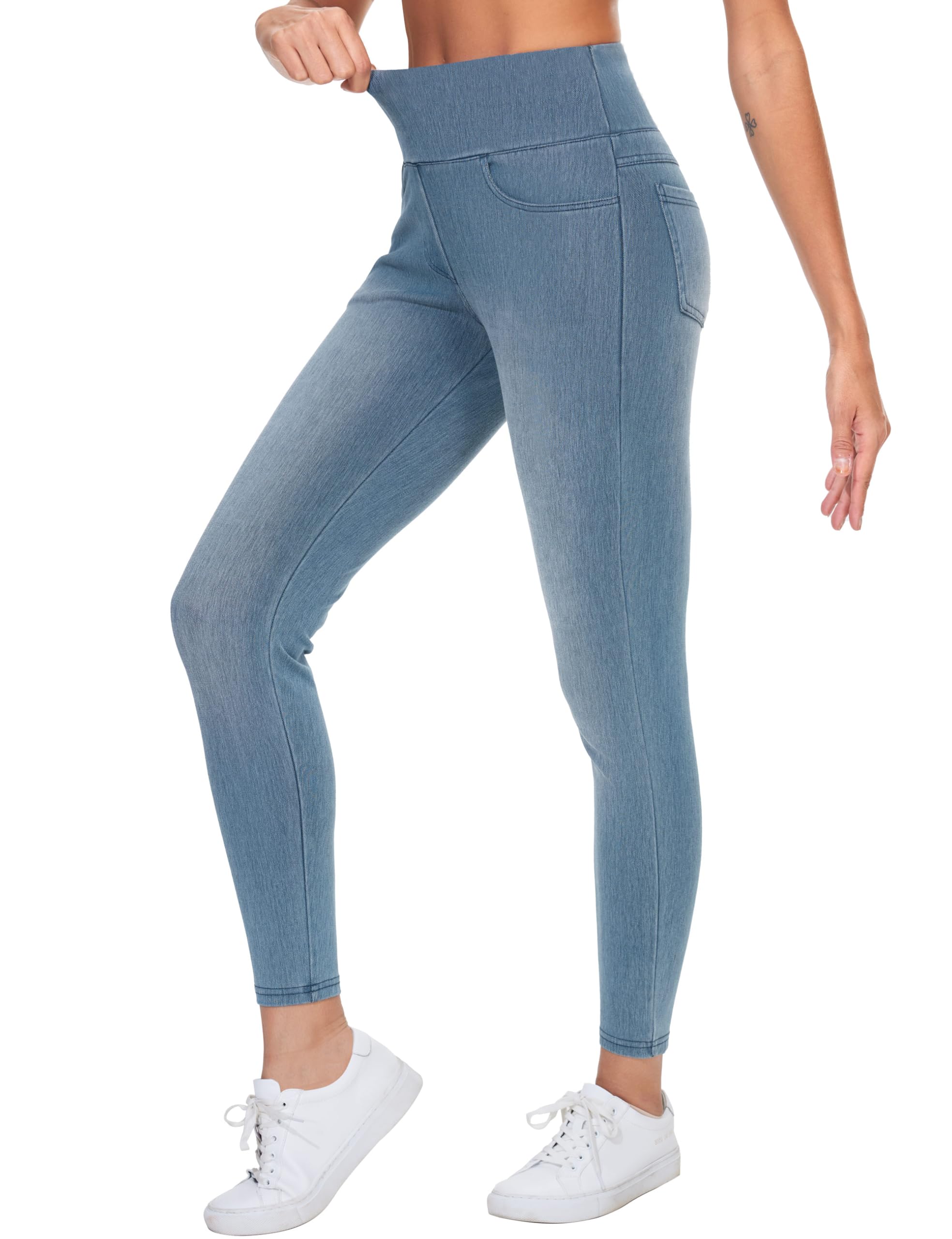 Spannende High Waisted Jeggings Ebenbild