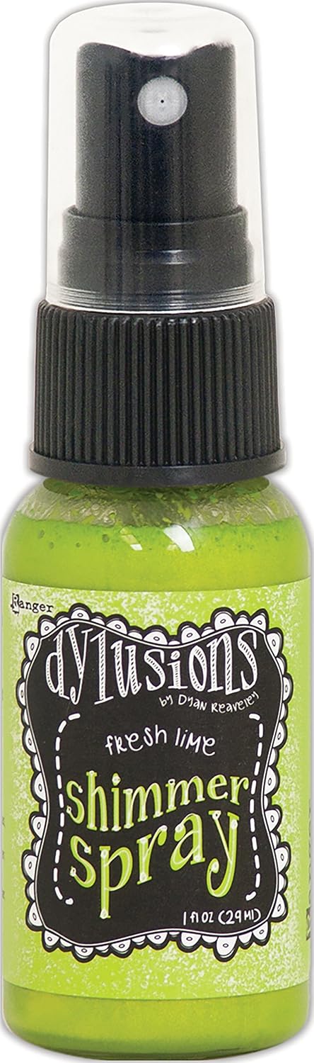Ranger Dylusions Shimmer Fresh Lime Spray, Synthetic Material, Green, 29 ml (Pack of 1), 30 ml
