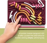 Pushpeel Sensory Activity Board Silicone Fidget Toy 11 Strings Travel Bag view 5