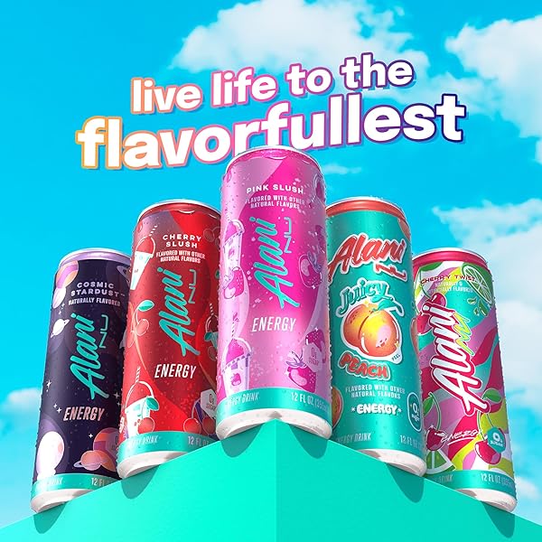 ALANI NU PINK SLUSH, SUGAR FREE, LOW CALORIE ENERGY DRINKS, 200MG CAFFEINE, BIOTIN, B VITAMINS, ZERO SUGAR, 5 CALORIES, 12 FL OZ CANS, 24 PACK