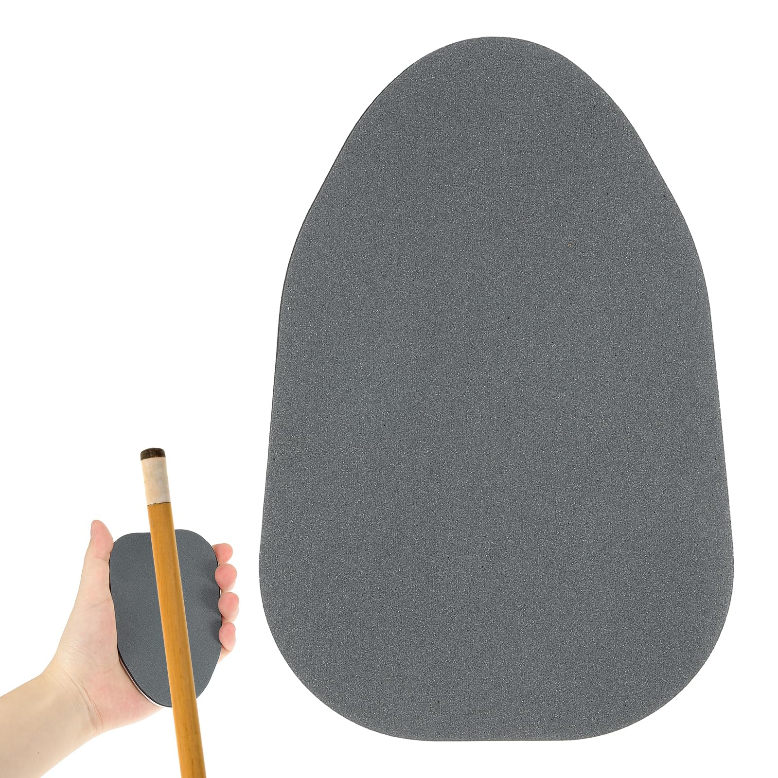 PATIKIL Pool Cue Shaft Smoother and Burnisher, Two Sided Billiard Cue Slicker Cloth Cue Stick Cleaner Pole Cleaning Tool Billiard Accessories