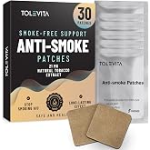 TOLEVITA Anti- Smoke Herbal Patches Beige 21 mg | Quit Smoking Patches to Help Reduce Cravings | Herbal Stop Smoking Aid for a Healthier Lifestyle - 30 Patches