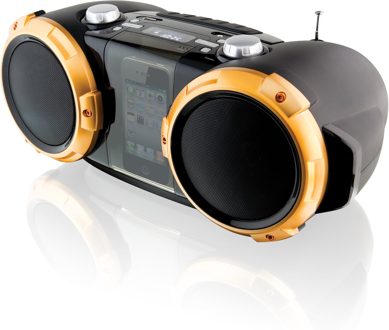 ilive portable bluetooth boombox