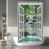 Baocicco Nature Landscape Shower Curtain Summer
