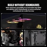 Corsair 3500X ARGB Mid-Tower PC Case Panoramic Tempered Glass view 5