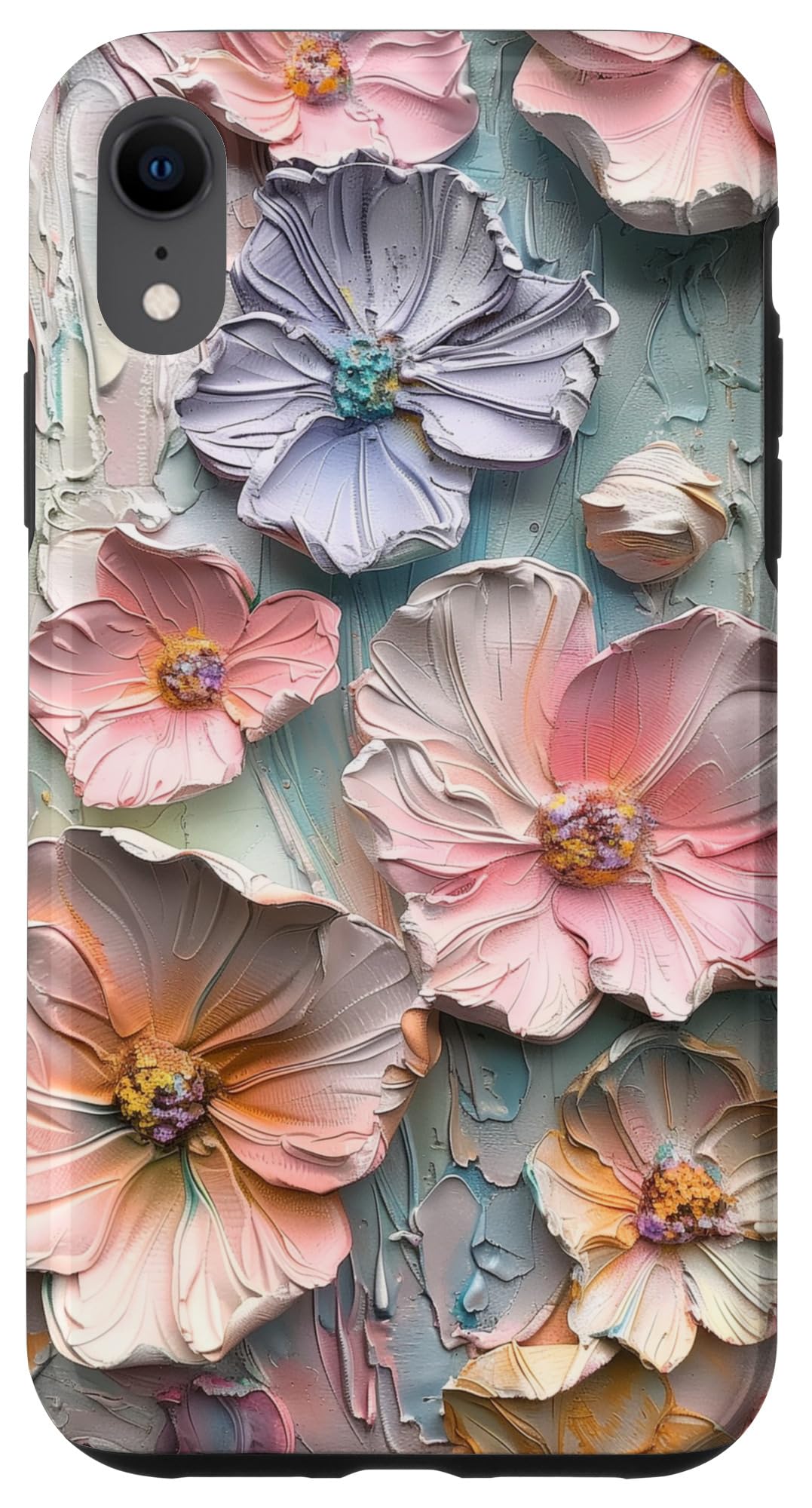 iPhone XR Blossom Nature Oil Painting Flowers Case