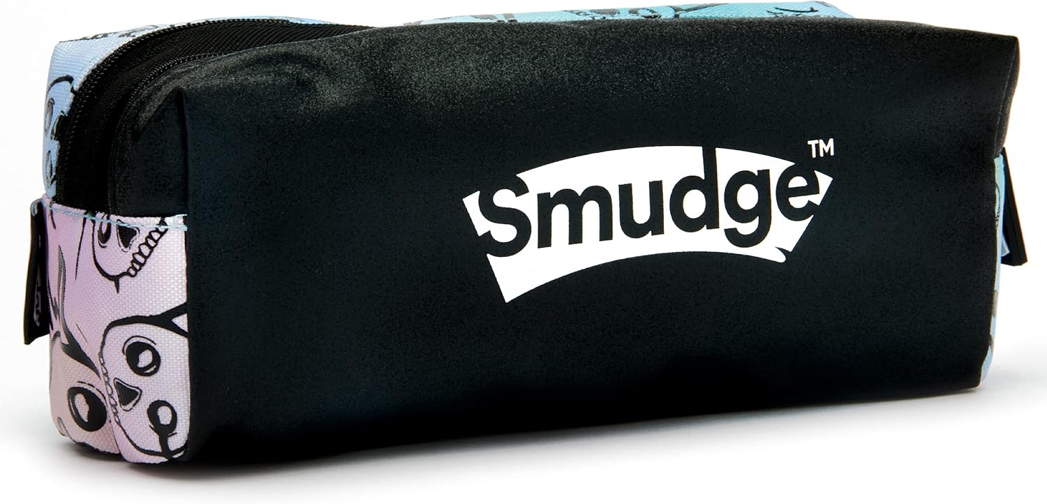 Smudge Stationery Multi-Coloured Pencil Case for Girls - Large Pencil Case with Two Zippered Pockets to Hold All Your School Stationery - Image 3