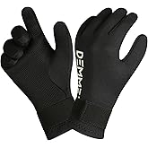 DEMMET 1.5mm Neoprene Diving Gloves for Kids, Wetsuit Gloves for Boy Girl Anti Slip, Wear-Resistant, Fishing Kid Thin Five Finger Water Gloves Stretch for Scuba Diving Surfing Kayaking Canoeing
