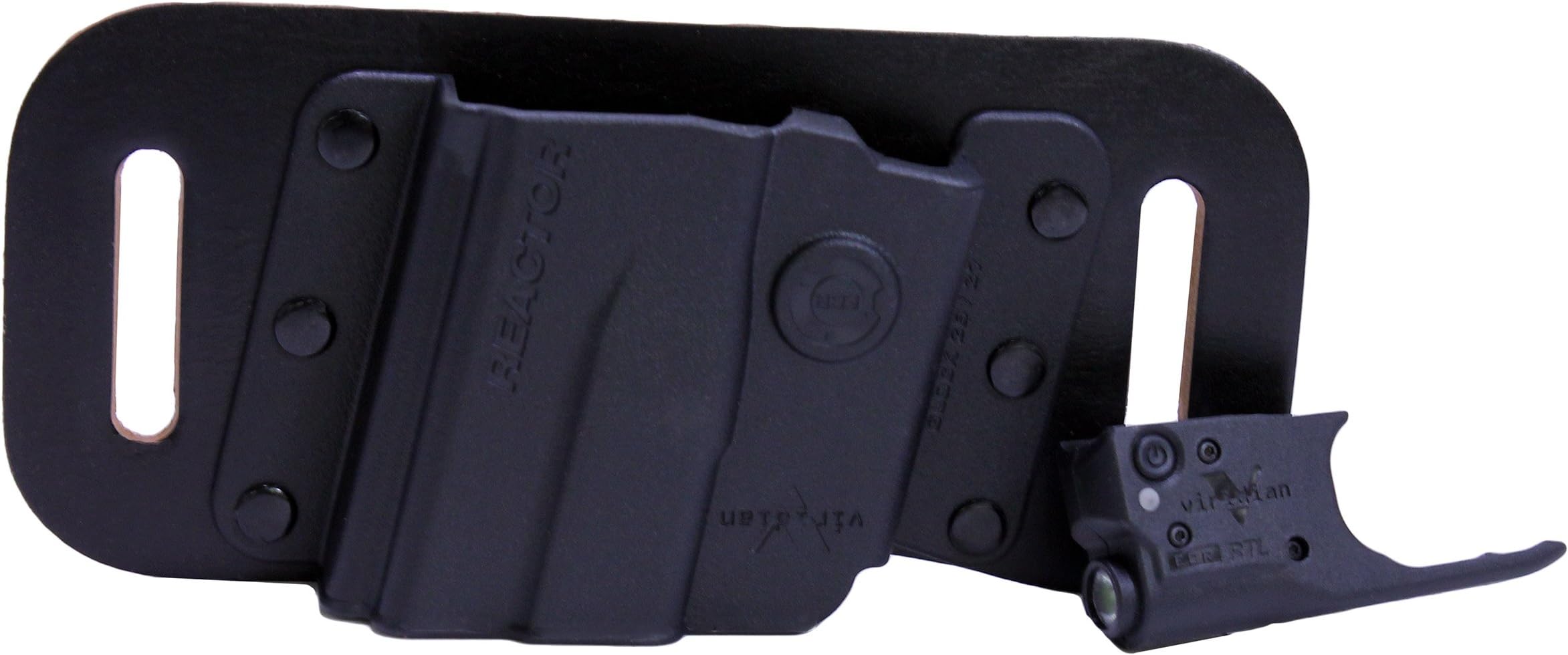 Viridian Reactor RTL Tactical Pistol and Handgun Light, ECR Instant On Technology, Radiance Lighting