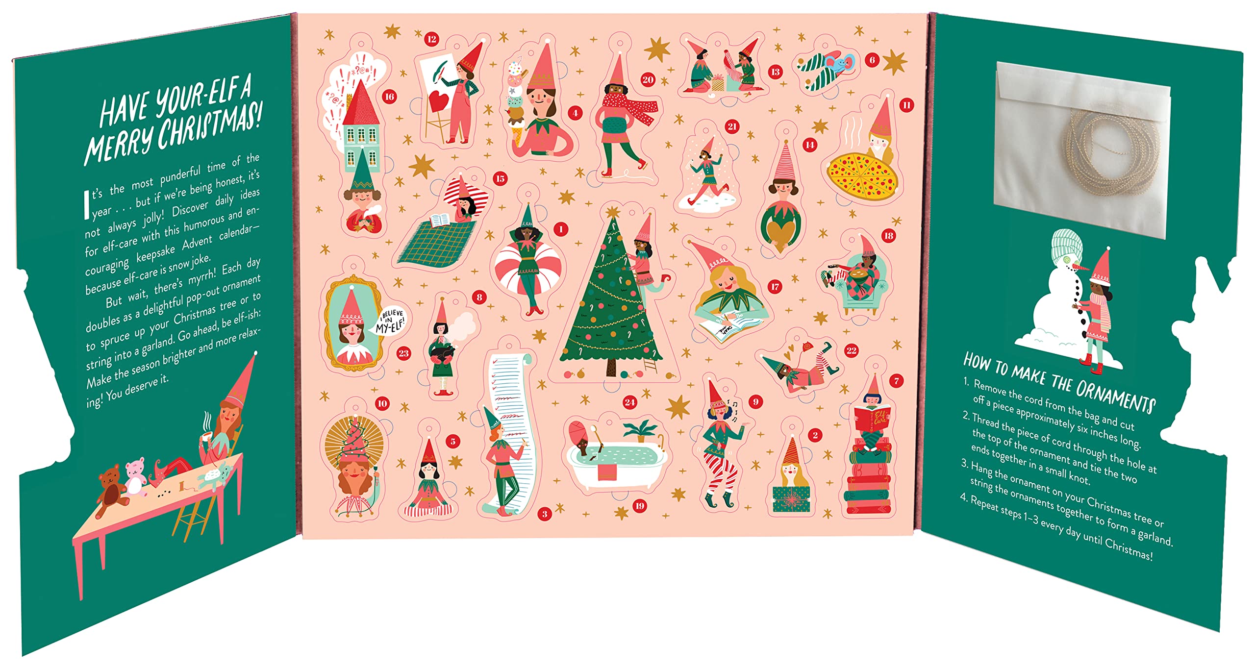 'Tis the Season for Elf-Care Advent Calendar: 24 Ways to Celebrate Your-Elf Over the Holidays (Hello!Lucky)