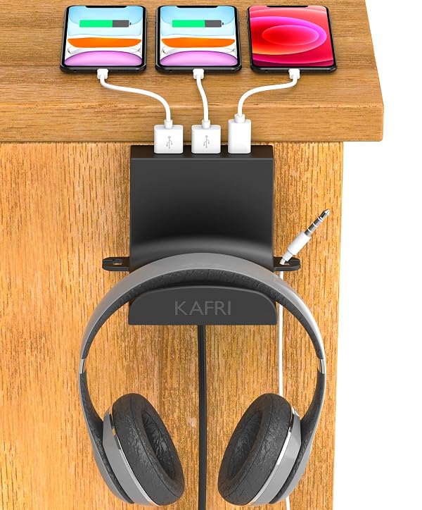 GuatemalaDigital.com - Headphone Hanger Holder with USB C Charger ...
