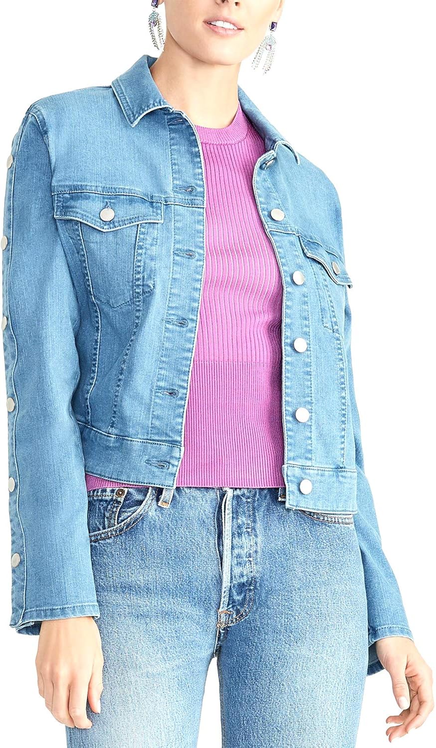 light stonewash denim jacket