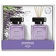 ipuro - Essentials Room Fragrance Lavender Touch 2 x 50 ml | Room Freshener with Lavender, Citrus, Flowers, Mint & Musk Fragrance Aroma | Diffuser with Sticks | Air Freshener for the Home